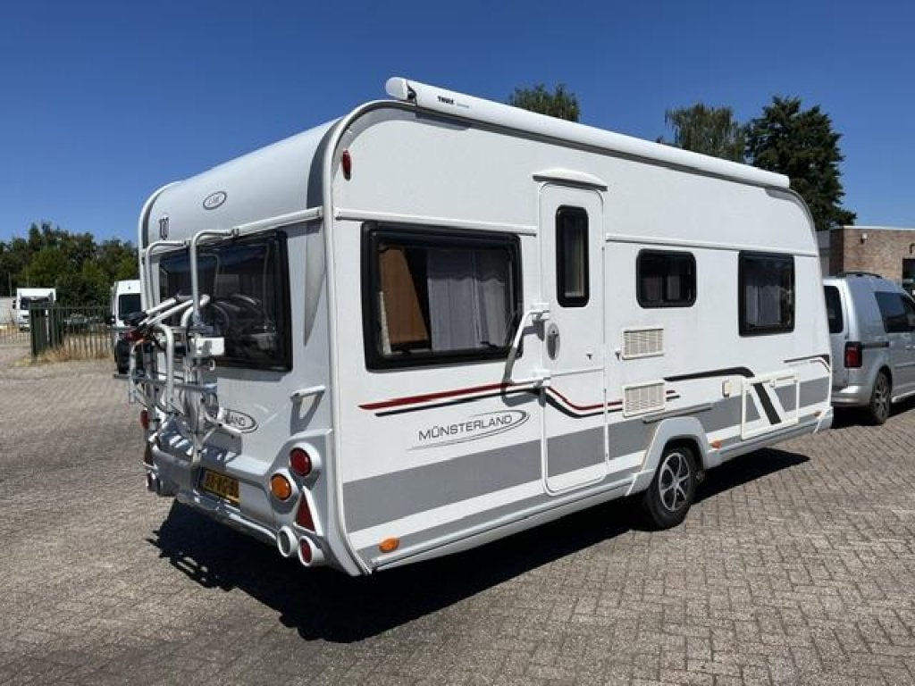LMC Musica 470 E Mover, Luifel, Vloerverw., Caravans en Kamperen, Caravans, Standaardzit, Schokbreker, Bedrijf, 4 tot 5 meter