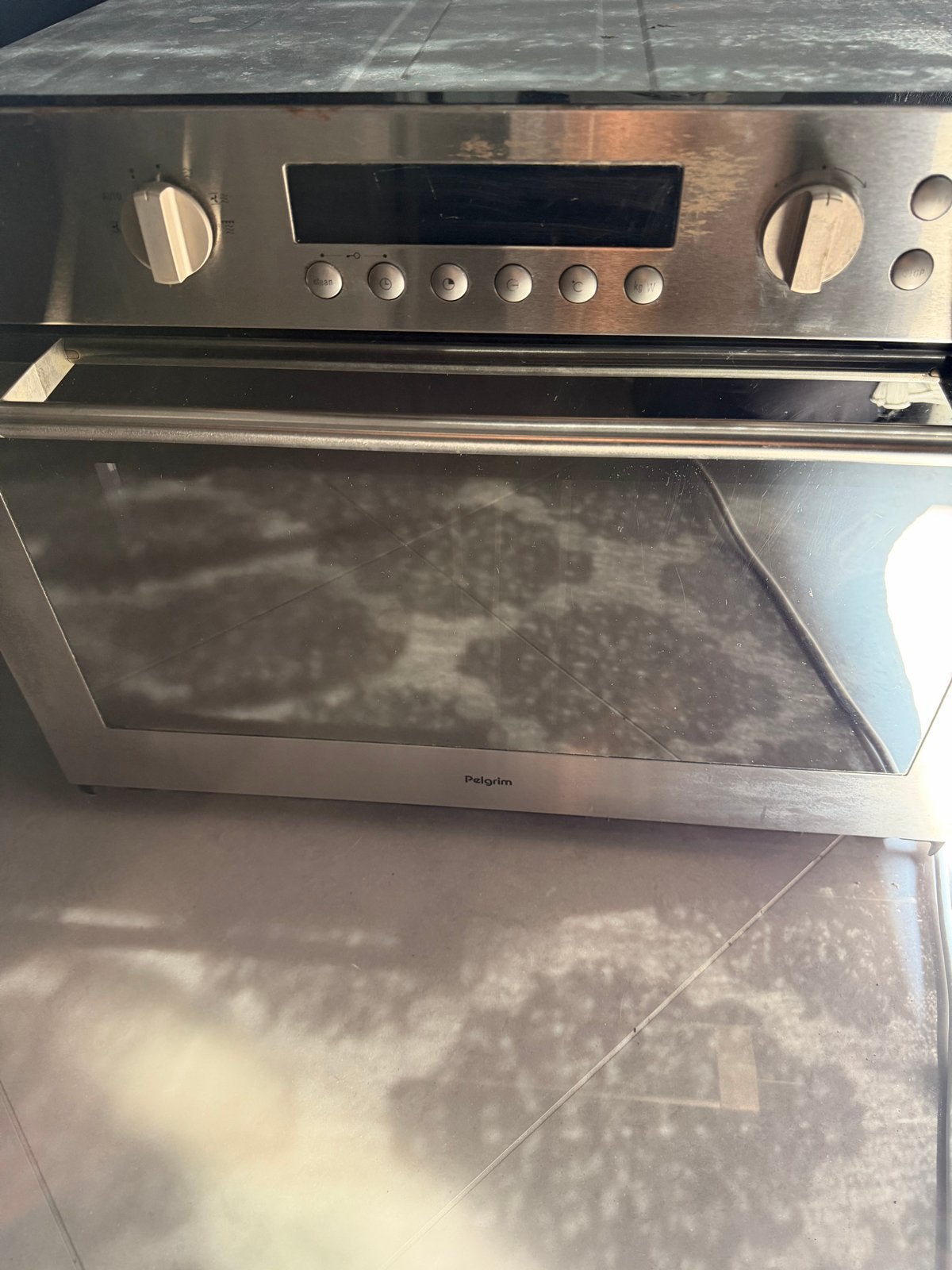 Pelgrim Combi-oven/Magnetron - Inbouw - Zilver, Witgoed en Apparatuur, Ovens, Ophalen, 45 tot 50 cm, Gebruikt, Hete lucht