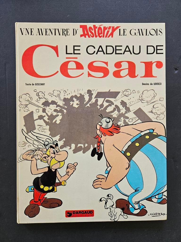 Asterix – Le Cadeau de César EO 1974 Dargaud Frans, Boeken, Stripboeken, Gelezen, Eén stripboek, R. Goscinny & A. Uderzo, Ophalen of Verzenden