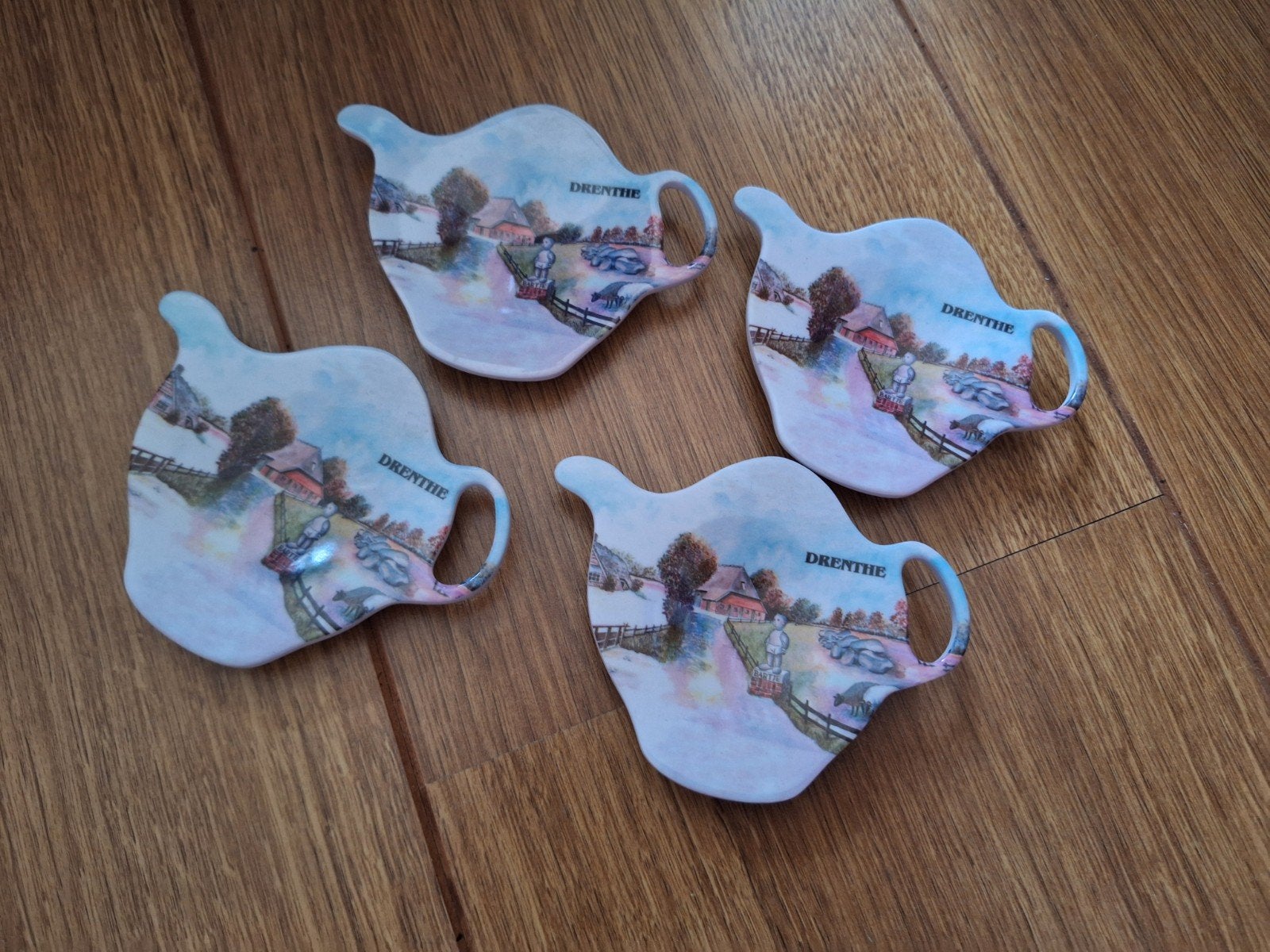 Bartje Drenthe theetips - 4 stuks, Ophalen of Verzenden, Zo goed als nieuw, Kunststof