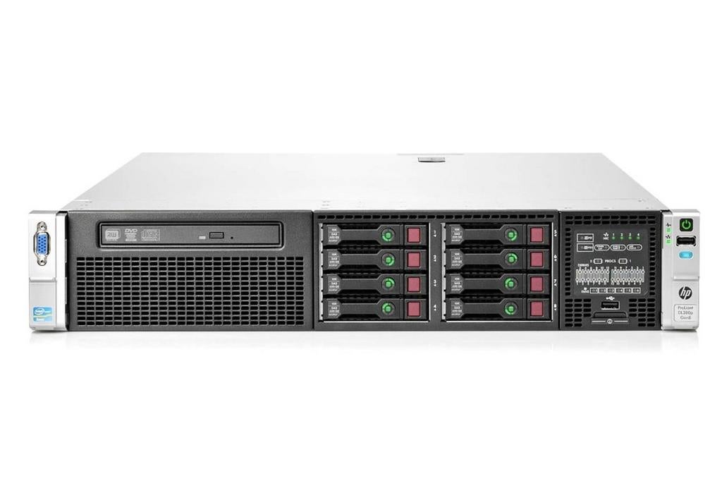 HP ProLiant DL380 Gen8 2x Xeon(R) E5-2620 2x 512GB Nvme, Gebruikt, 2 tot 3 Ghz, Hot swappable onderdelen, 128 GB