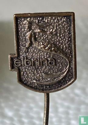 Speldje - Elbrina (Elbrina Corsetterie - Leerdam), Ophalen of Verzenden, Zo goed als nieuw, Merk, Speldje of Pin