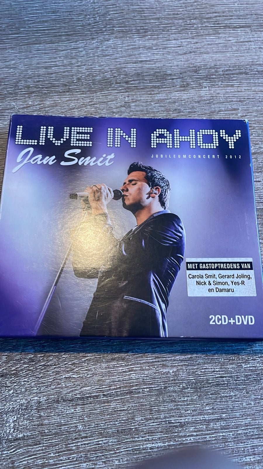 Jan Smit - Live in Ahoy Jubileumconcert 2012 (2CD+DVD), Inclusief DVD, Zo goed als nieuw, Live-album, Schlager
