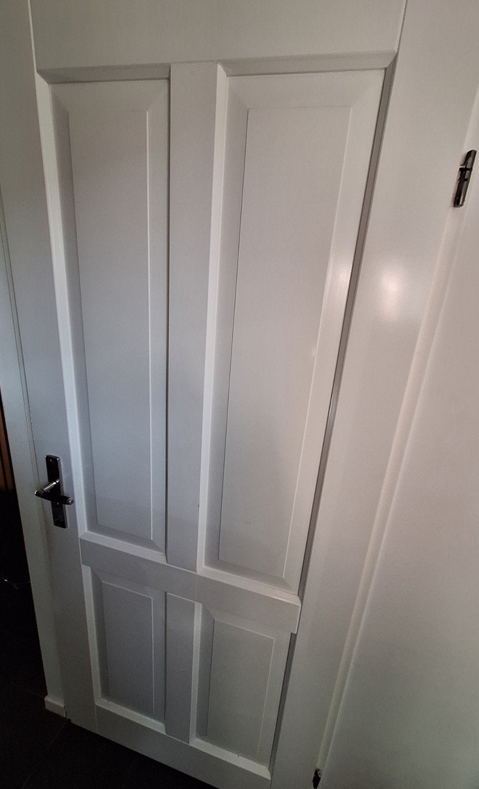 CanDo Opdekdeur 2000x850mm incl. deurbeslag en paumelle, Ophalen, Gebruikt, 80 tot 100 cm, Binnendeur