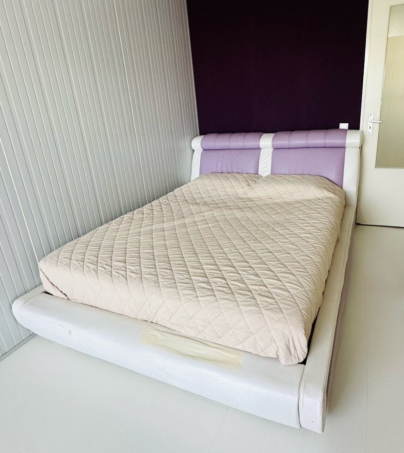 Gebruikt tweepersoonsbed 160x200 cm Gratis ophalen, Ophalen, Gebruikt, Wit, Tweepersoons