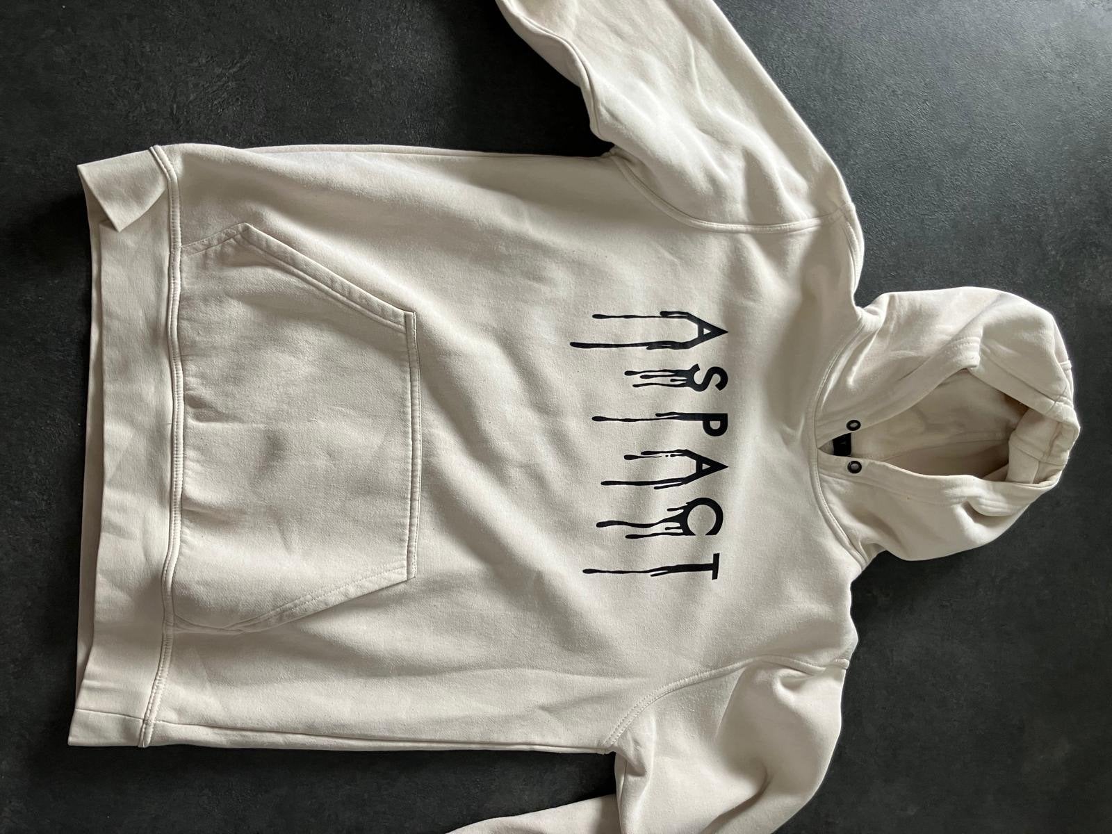 ASSPART Hoodie Crème met Zwart Logo, Kleding | Heren, Ophalen of Verzenden, Gedragen
