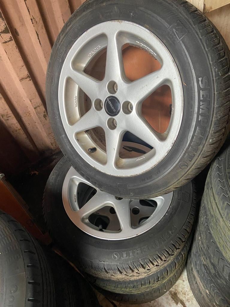 Borbet velgen 4 x 100, Auto-onderdelen, Banden en Velgen, Ophalen, Gebruikt, 15 inch, Velg(en)