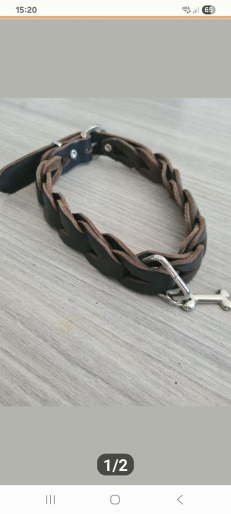 honden halsband leer nieuw, Ophalen of Verzenden, Nieuw
