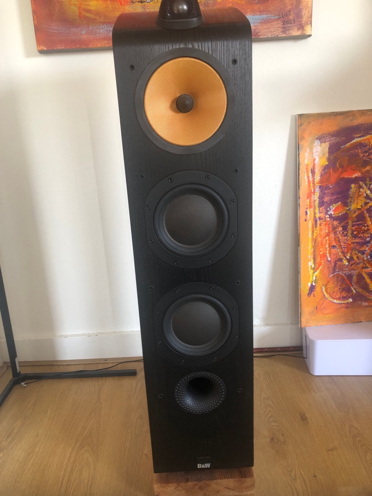 B&W 703 Vloerstaande Luidsprekers - Topkwaliteit Geluid, Vloerstaande luidspreker, Gebruikt, Bowers & Wilkins (B&W), Basreflex