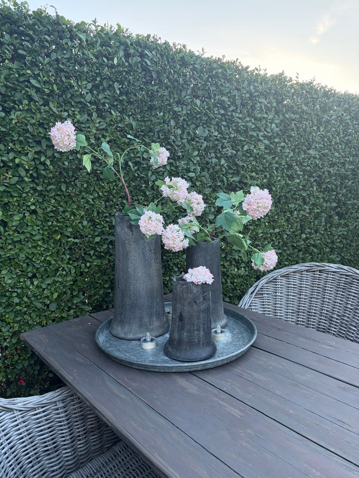 Set van 3 Gommaire vazen (S, M en L), Huis en Inrichting, Woonaccessoires | Vazen, Ophalen