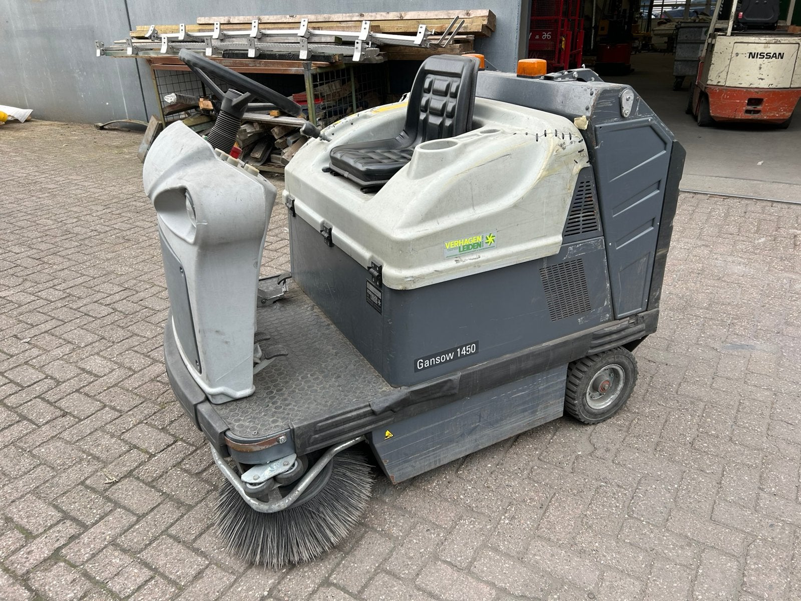 Veegmachine gansow 1450, Ophalen of Verzenden, Gebruikt