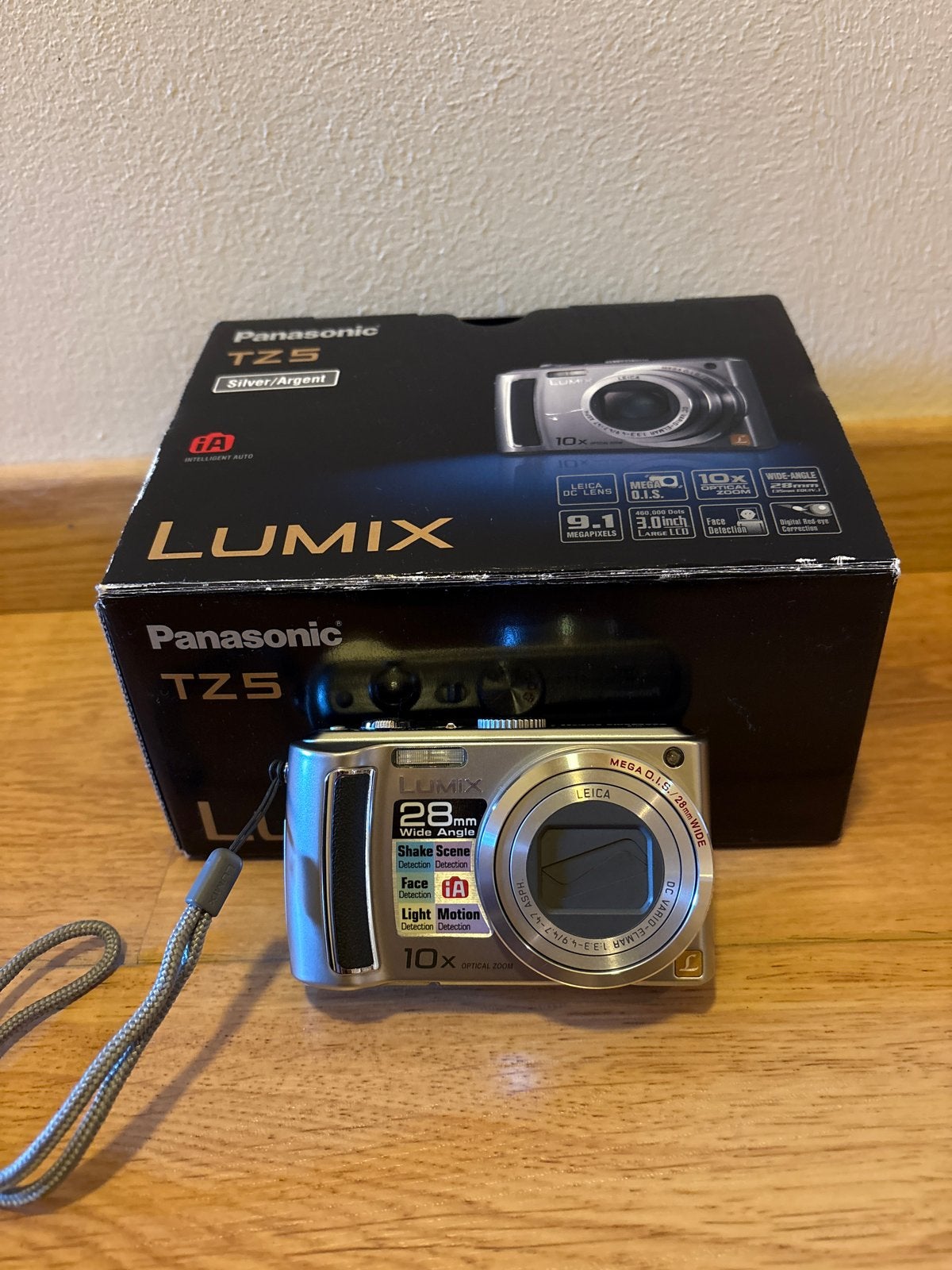 Panasonic Lumix TZ5 Digitale Camera met 10x Optische Zoom, Ingebouwde flitser, Gebruikt, Panasonic, Ophalen of Verzenden