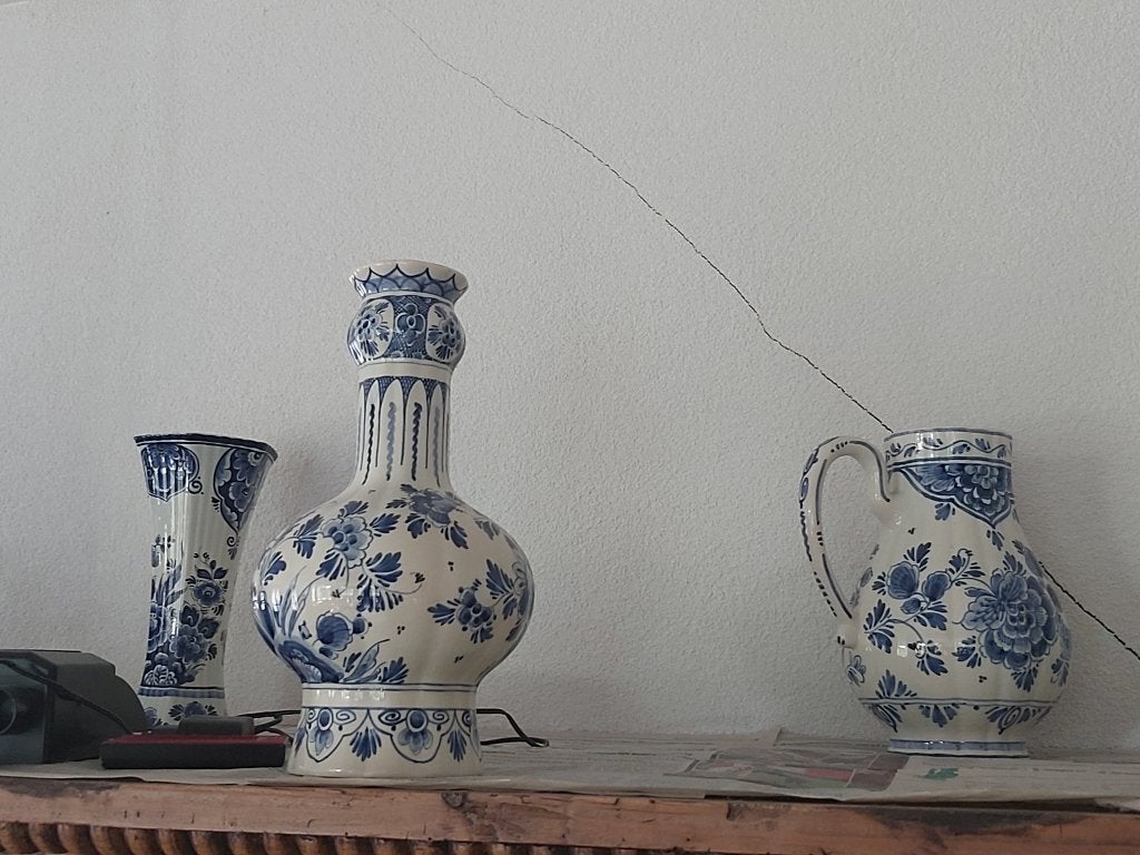 Prachtig Delfts Blauw Aardewerk Set, Ophalen of Verzenden