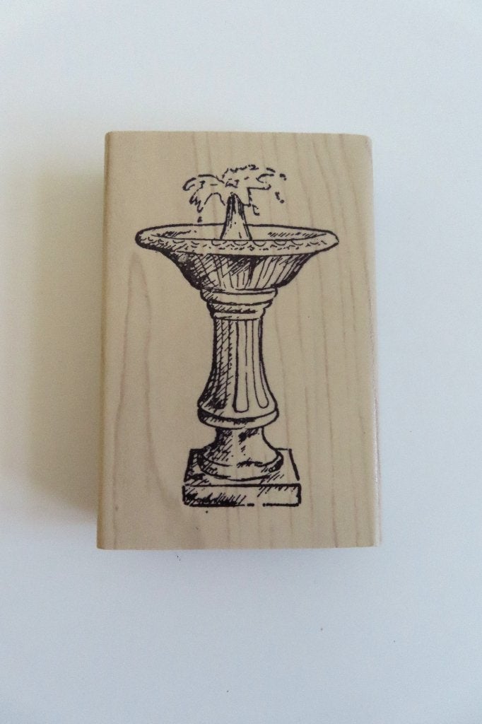 Houten stempel Fontein De Stempelmakers *Nieuw* (4926), Ophalen of Verzenden, Nieuw, Houten stempel
