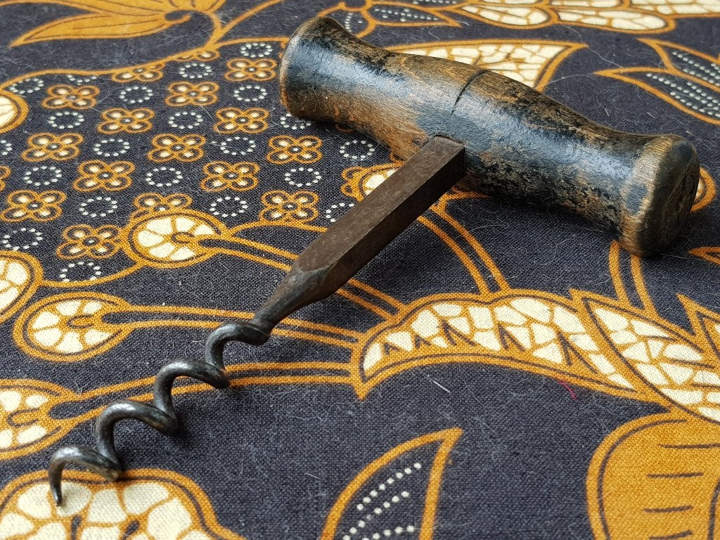 Mooie antieke kurkentrekker uit Engeland 12,4 cm. uit 1900., Ophalen of Verzenden