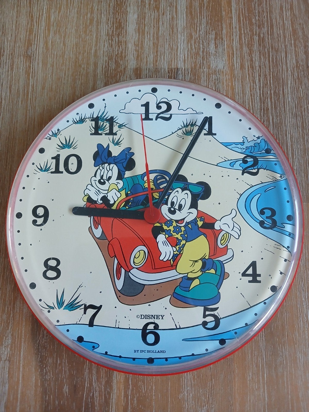 Disney kinderklok, Ophalen, Analoog, Werkt op batterijen, Zo goed als nieuw