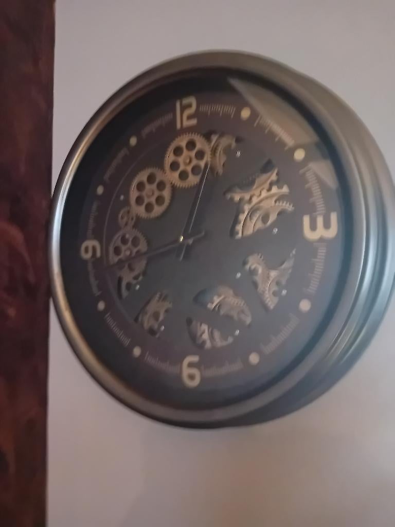 Industriele wandklok, Ophalen of Verzenden, Zo goed als nieuw, Wandklok