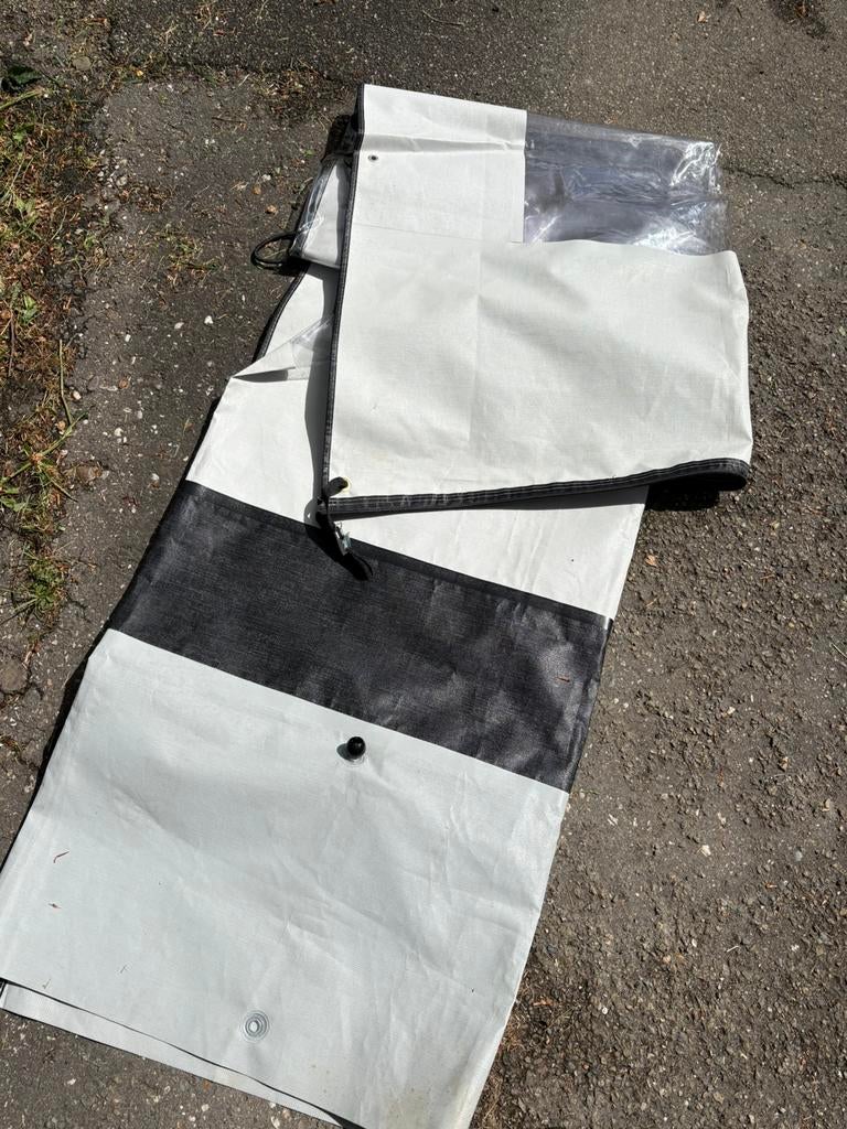 2 x een Thule rainblocker G2 uitval 250 incl rafters, Caravans en Kamperen, Ophalen, Zo goed als nieuw
