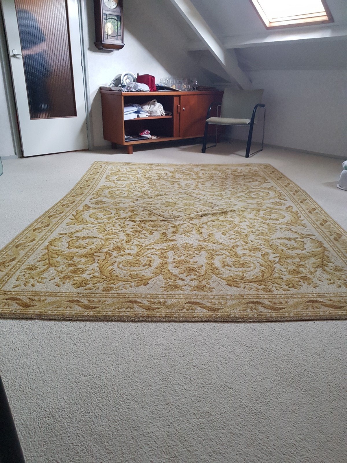 Groot vloerkleed met klassiek patroon, Gebruikt, Klassiek, 150 tot 200 cm, 200 cm of meer