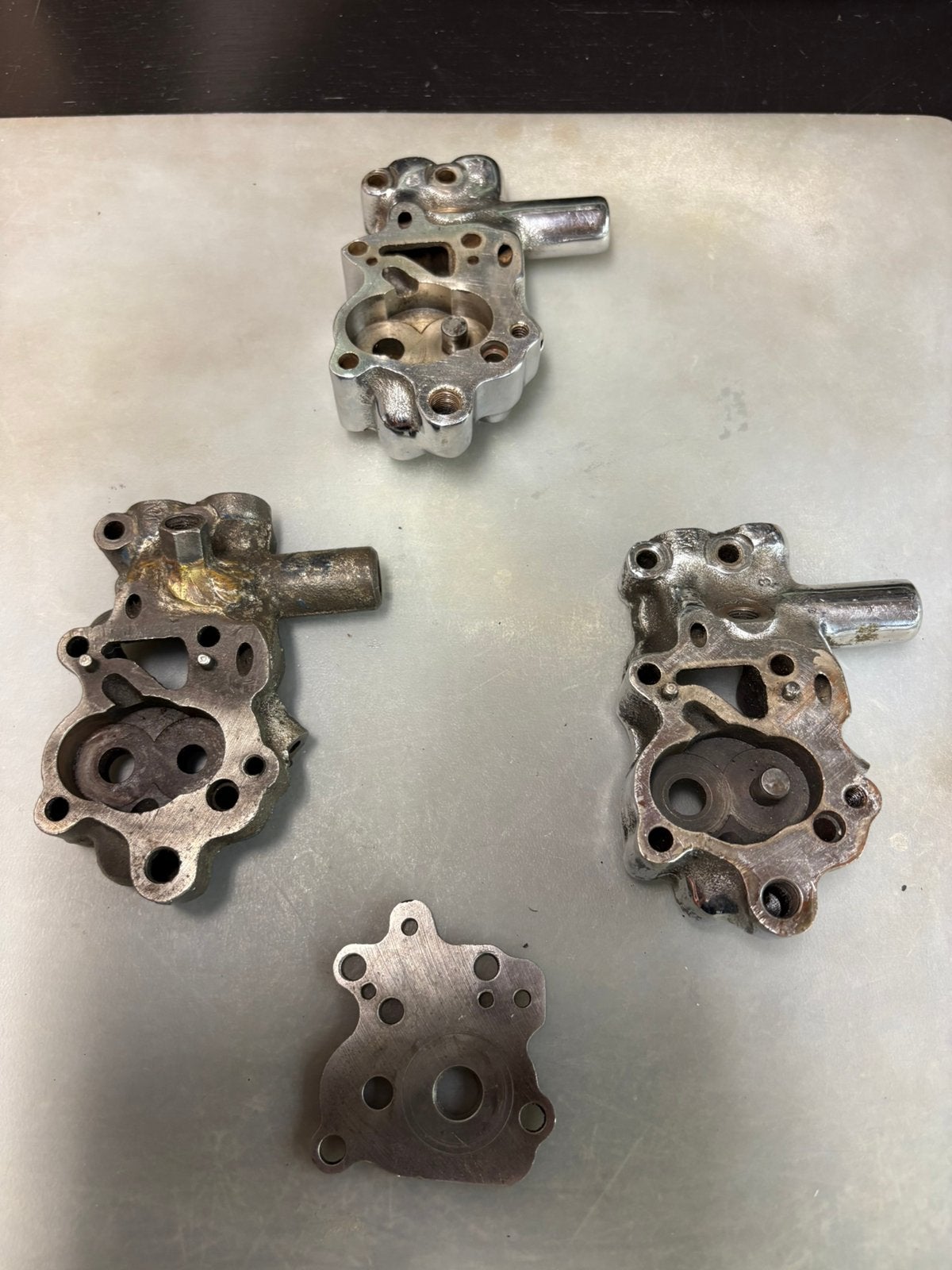 Knucklehead oliepomp behuizing 3x, Ophalen of Verzenden