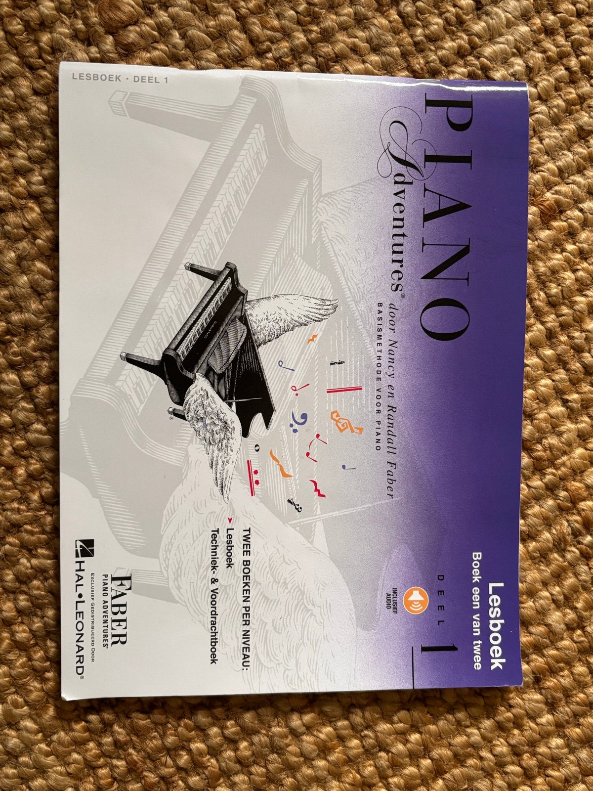 Pianoboek voor beginners - Faber Piano Adventures Deel 1, Boeken, Ophalen of Verzenden, Zo goed als nieuw, Instrument