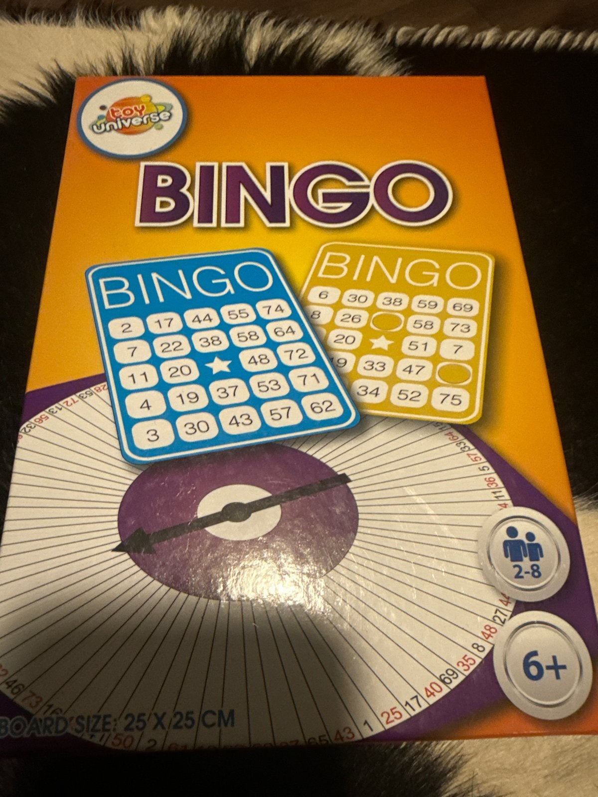 Bingo spel van Toy Universe - Leuk voor het hele gezin!, Hobby en Vrije tijd, Drie of vier spelers, Ophalen of Verzenden, Gebruikt