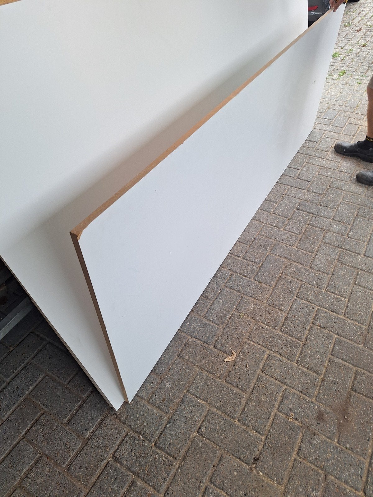 Mdf plaat, Ophalen, Gebruikt