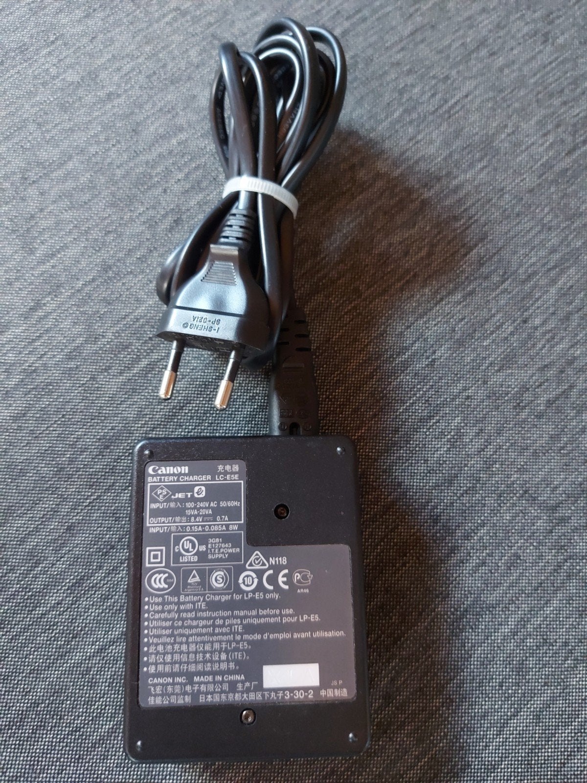 Canon LC-E5E Acculader voor LP-E5 batterij, Audio, Tv en Foto, Acculader, Canon, Canon, Zo goed als nieuw