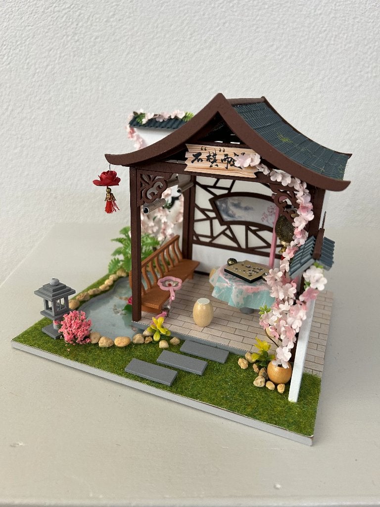 Rolife miniatuur theehuisje (gebouwd), Ophalen, Gebruikt, Gebouwen, Meerkleurig
