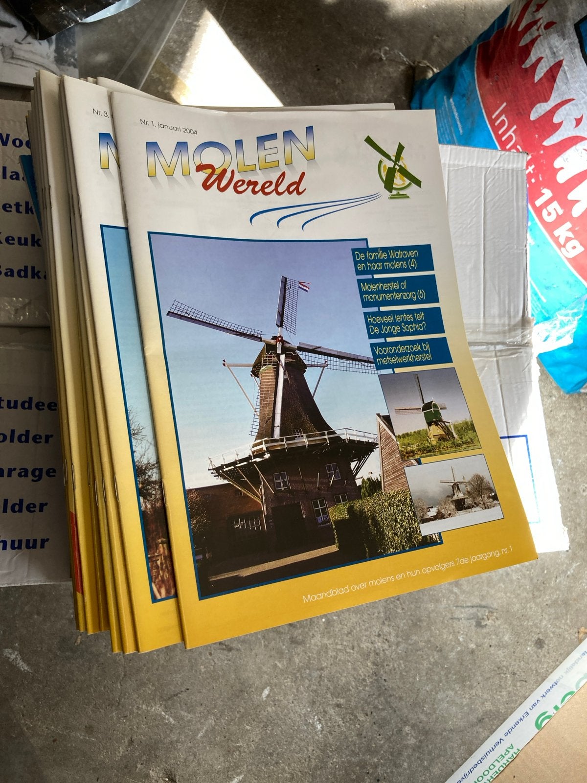 Meerdere jaargangen Molenwereld, Gildebrieven en molens, Ophalen of Verzenden, Zo goed als nieuw