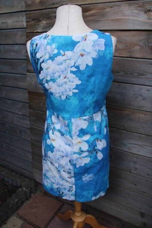 Jurk aqua/ wit Lemon Smashed mt L/40 Vaste prijs, Kleding | Dames, Jurken, Maat 38/40 (M), Blauw, Ophalen of Verzenden, Zo goed als nieuw