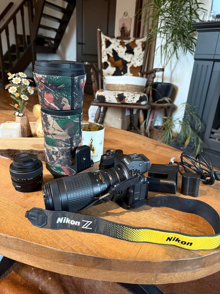 Nikon Z6 II Full Frame met 3 lenzen en accessoires, Gebruikt, Compact, Ophalen of Verzenden, Nikon