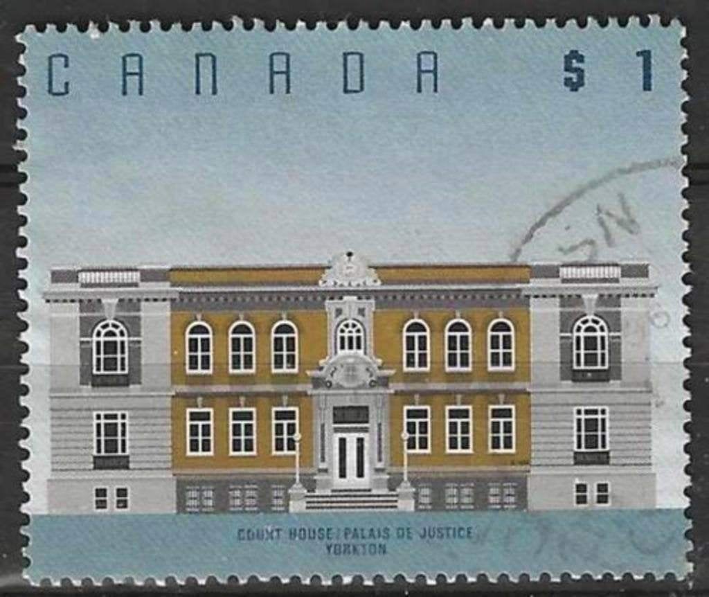 Canada 1994 - Yvert 1354A - Canadese Architectuur (ST), Verzenden, Gestempeld, Noord-Amerika