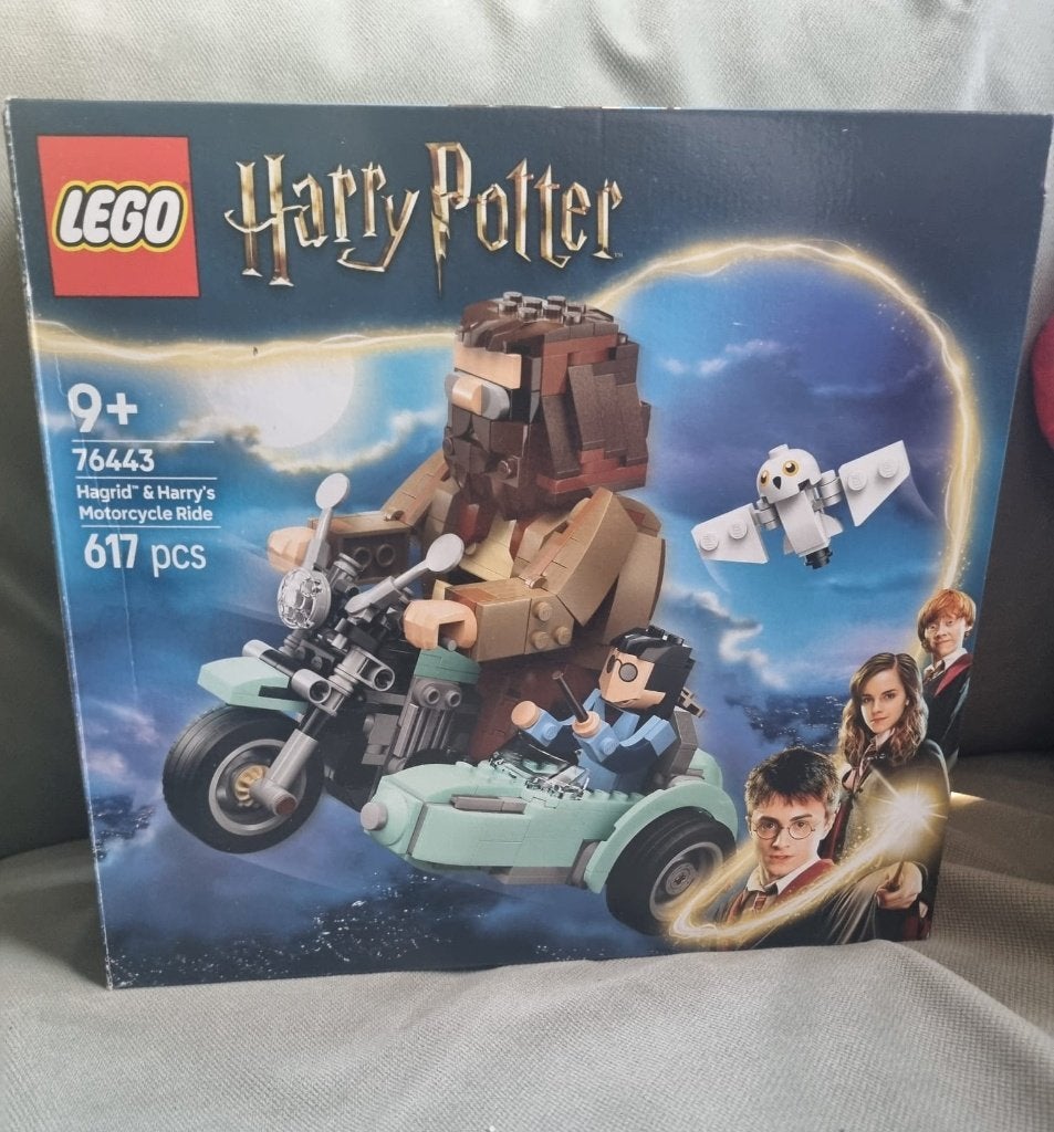 Lego Harry Potter Hagrid's and Harry's motorcycle ride, Ophalen, Gebruikt, Inclusief doos, Lego