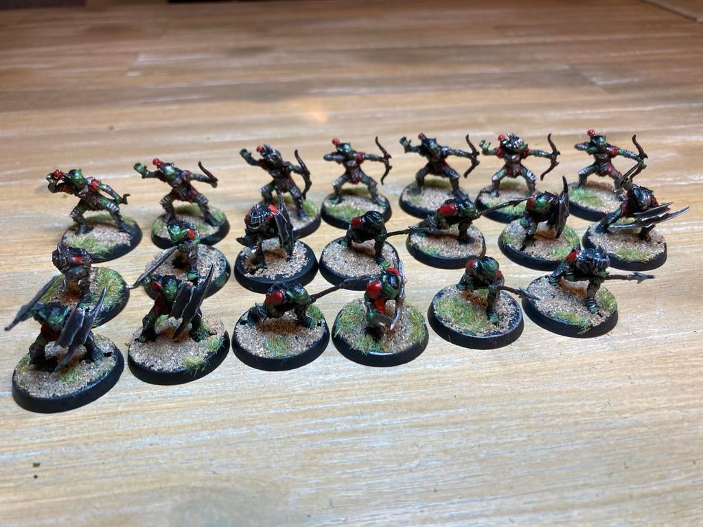 Moria Goblins - tabletop ready - MESBG, Gebruikt, Figuurtje(s), Geverfd, Lord of the Rings