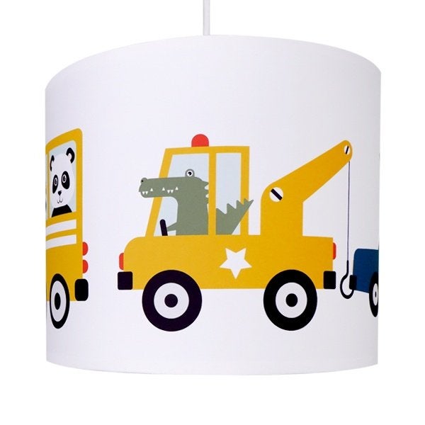 Hanglamp Kinderlamp Lamp Dieren Onderweg Wit ANNIdesign, Info@annidesign.nl, Nieuw, Ophalen of Verzenden, Hans Andreussingel 15 2652 GA Berkel en Rodenrijs