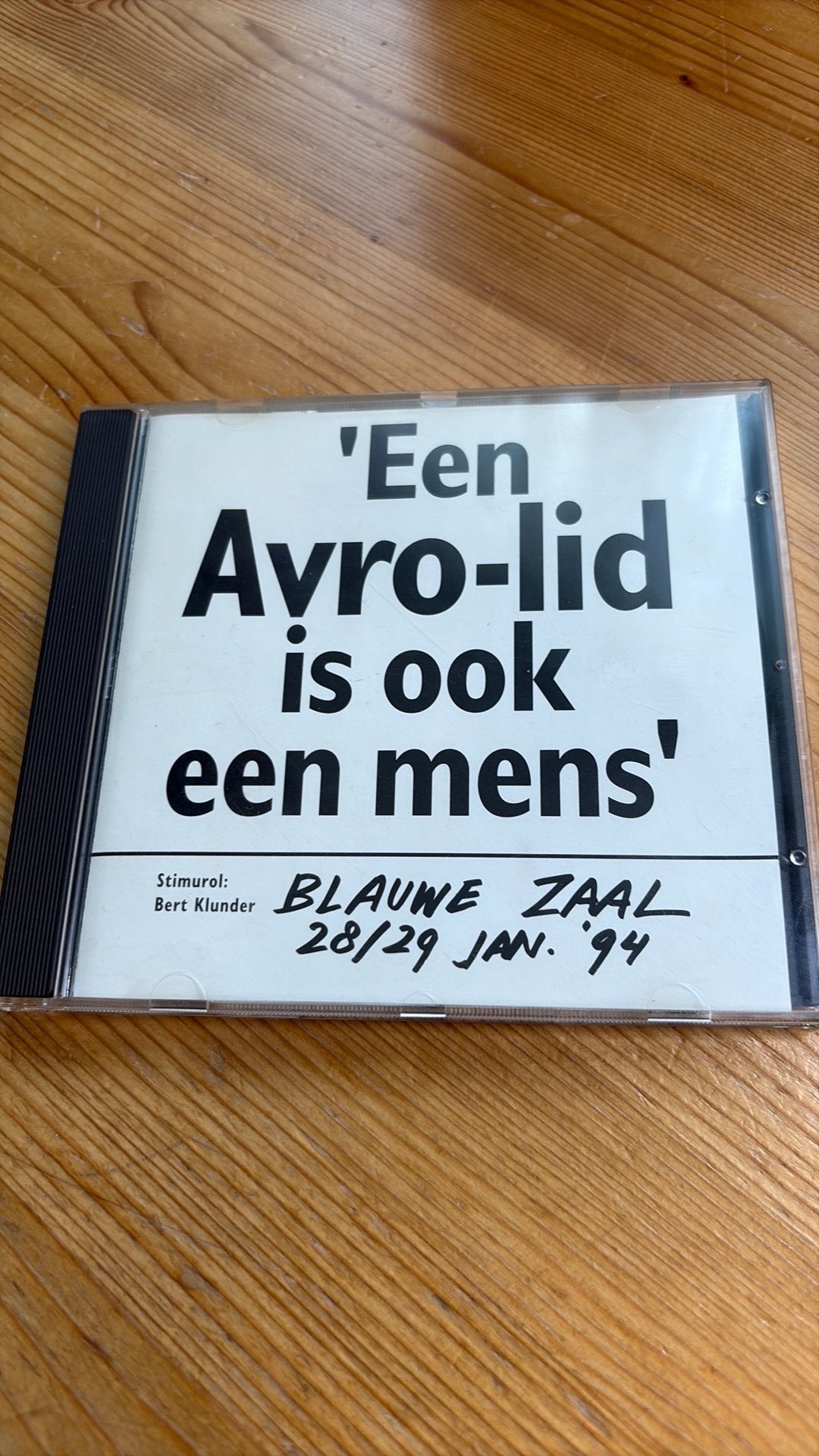 Van Merwijk goes ‘The Blauwe Zaal’, Cd's en Dvd's, Ophalen of Verzenden, Zo goed als nieuw