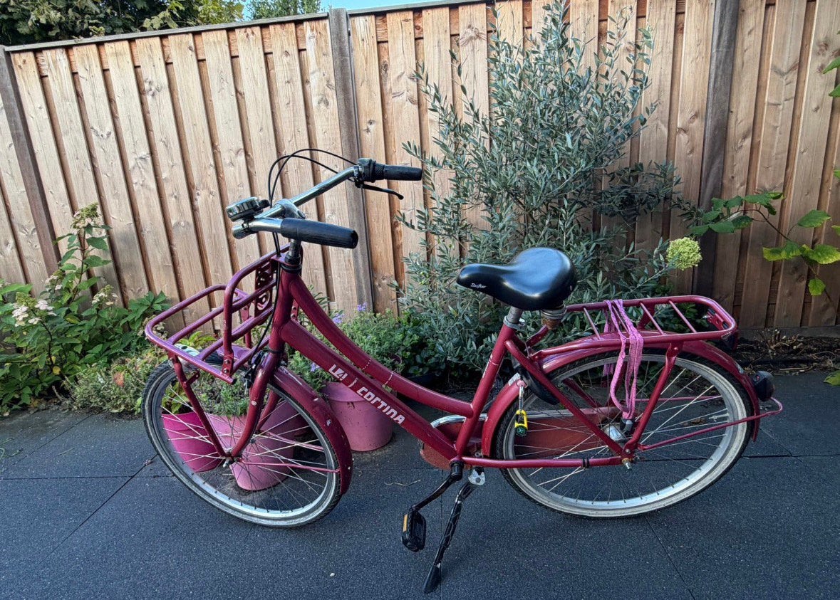 Cortina fiets 26 inch met een voorrekje, Ophalen, Gebruikt, 20 inch of meer