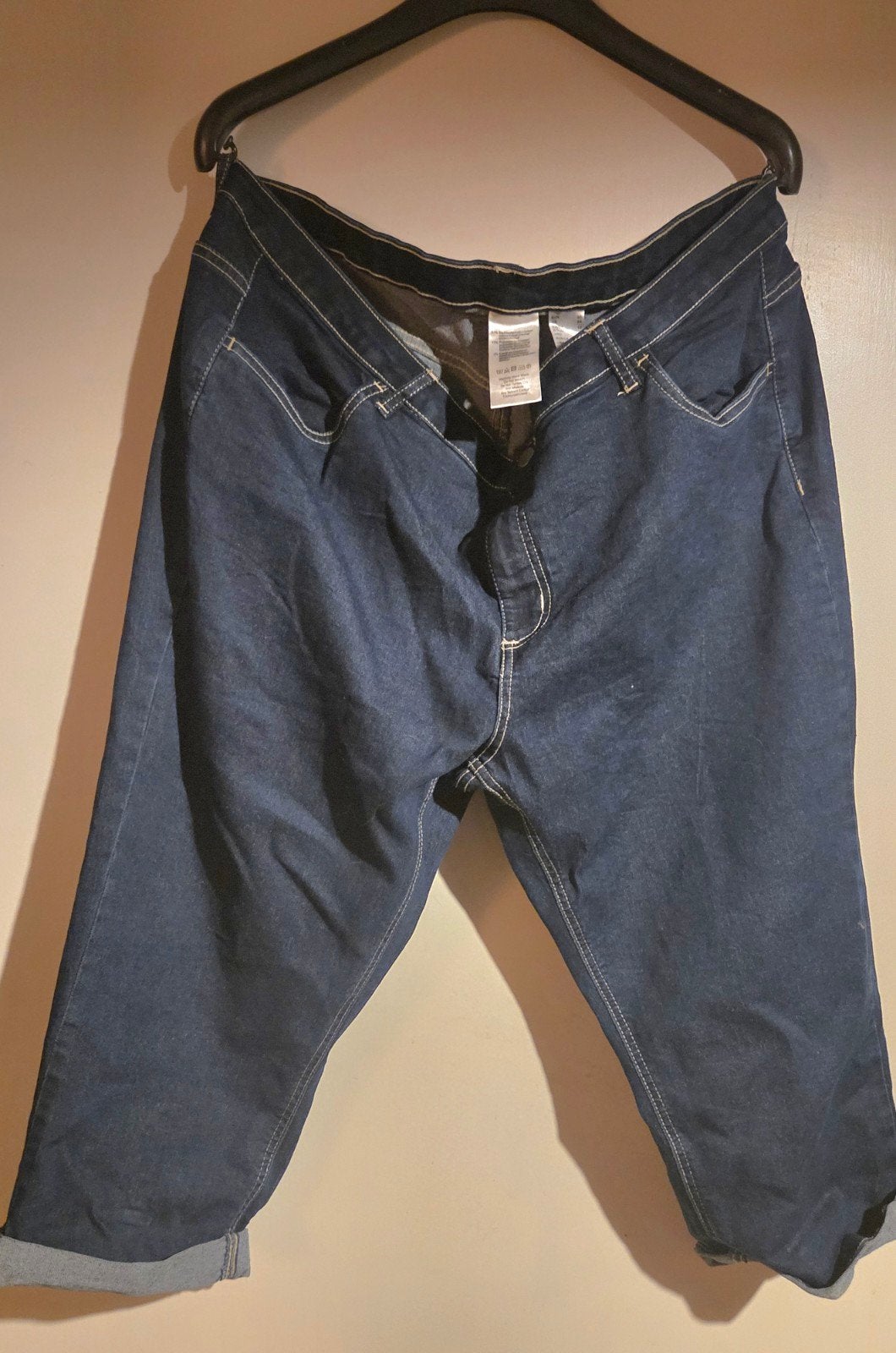 Dames korte broek, Kort, Blauw, Maat 46/48 (XL) of groter, Ophalen of Verzenden