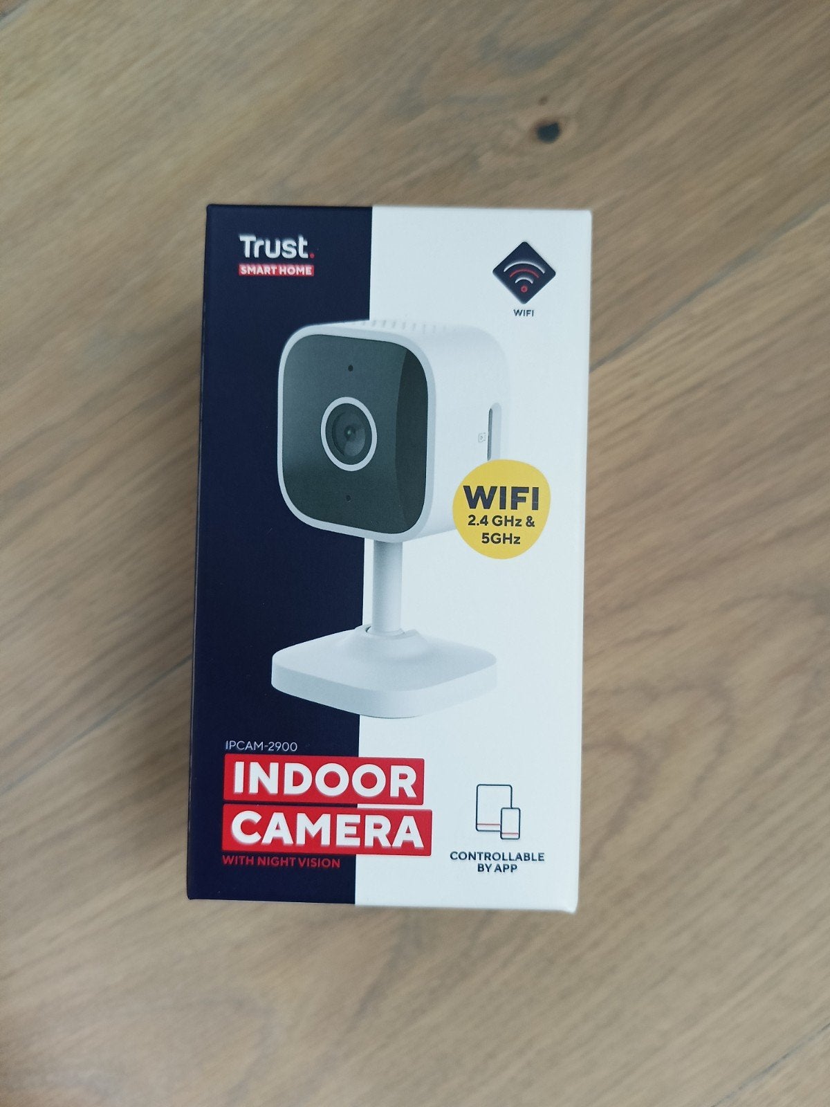 Trust Smart Home IPCAM-2900 Indoor Camera met Nachtzicht, Ophalen of Verzenden