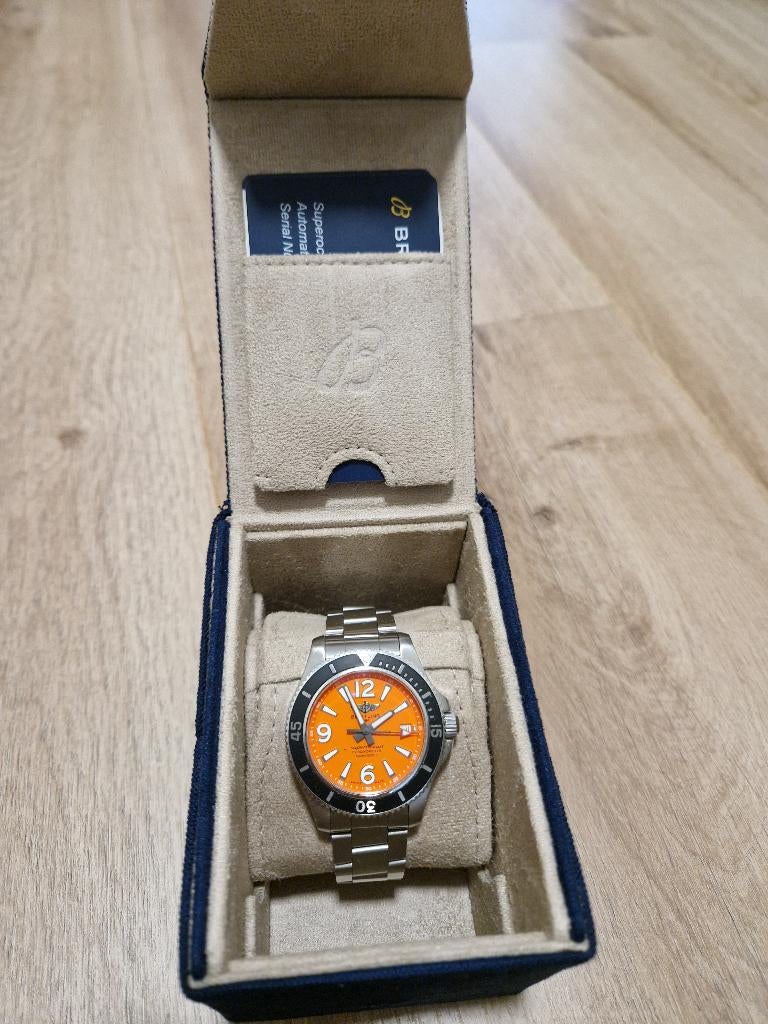 Breitling Superocean Automatic 42 (2022), Sieraden, Tassen en Uiterlijk, Horloges | Heren, Ophalen, Staal, Staal, Breitling