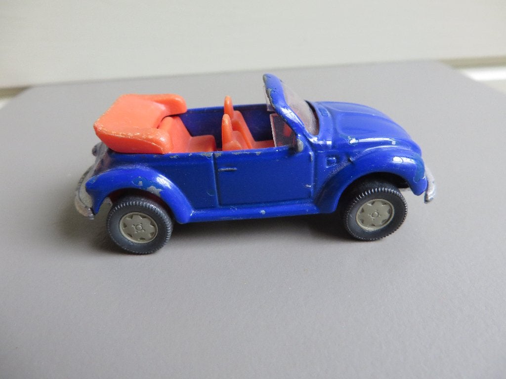 Siku VW 1303 LS Volkswagen Kever cabriolet blauw, Ophalen of Verzenden, Gebruikt, Auto