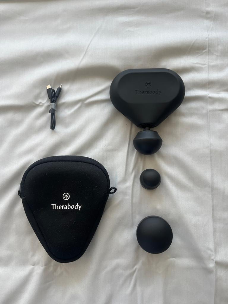 Therabody Mini Massage Gun - Compact en Krachtig, Ophalen of Verzenden, Zo goed als nieuw, Apparaat