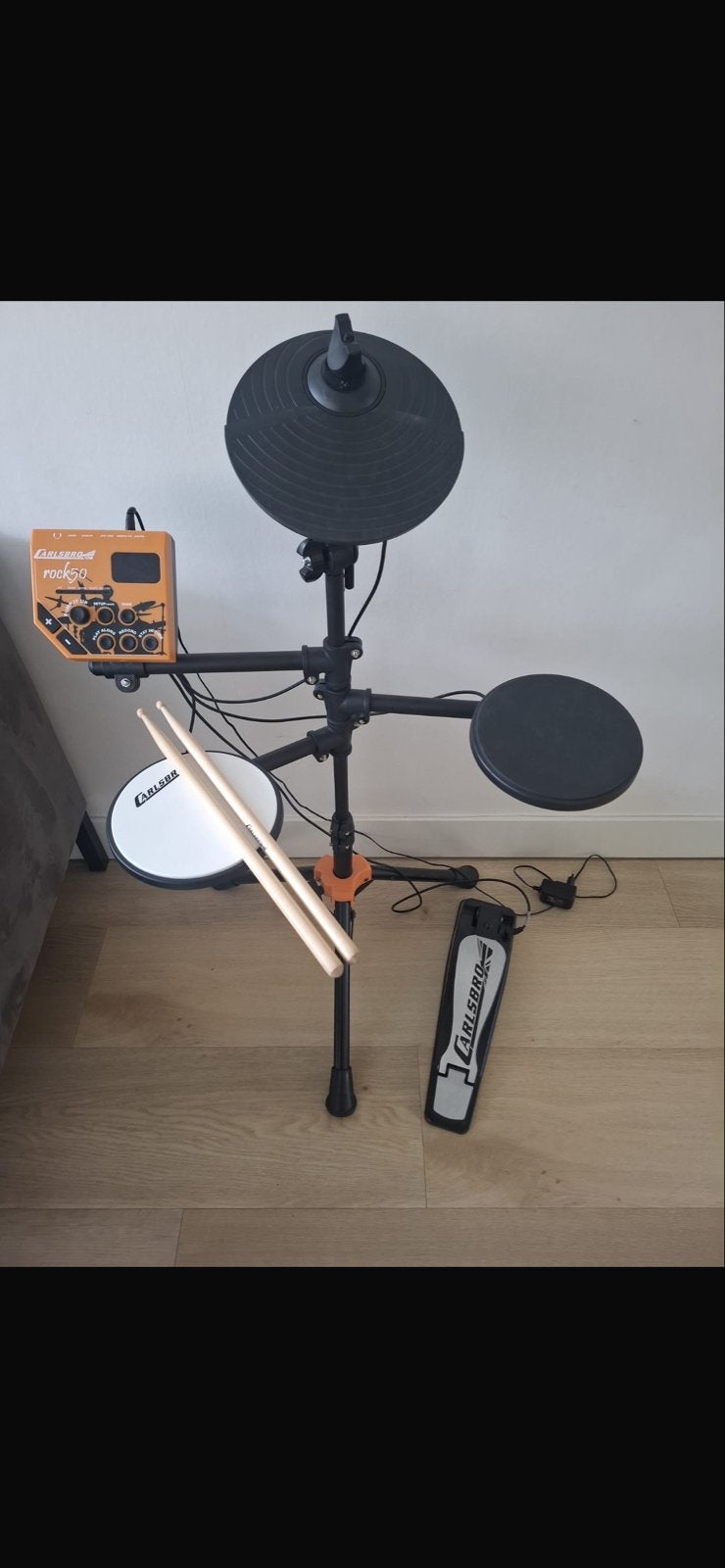 Carlsbro Rock50 Elektronisch drumstel, Ophalen, Zo goed als nieuw, Overige merken, Elektronisch