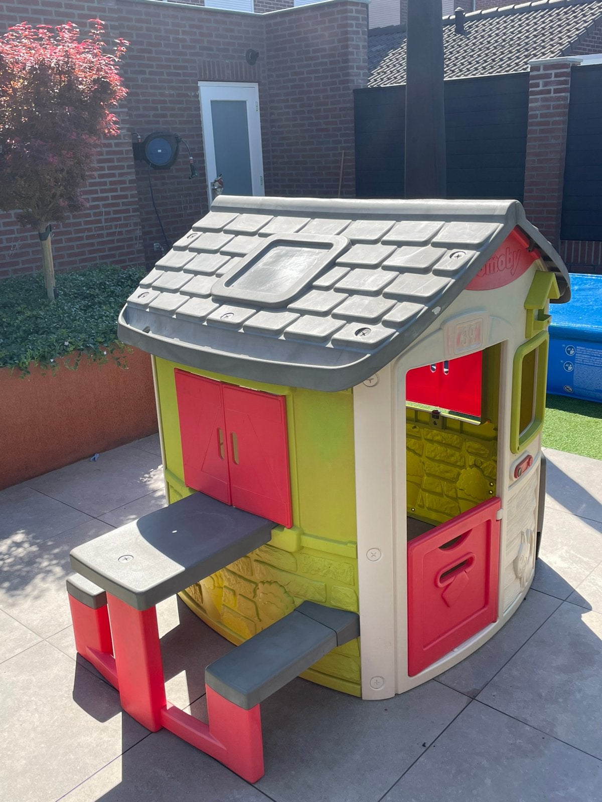 Smoby speelhuisje, Ophalen, Zo goed als nieuw, Kunststof