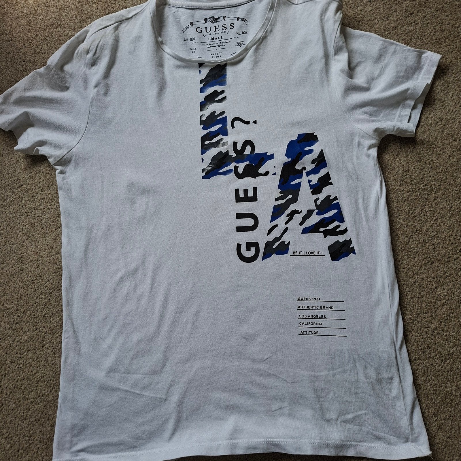 T shirt Guess, Kleding | Dames, Ophalen of Verzenden, Zo goed als nieuw, Korte mouw