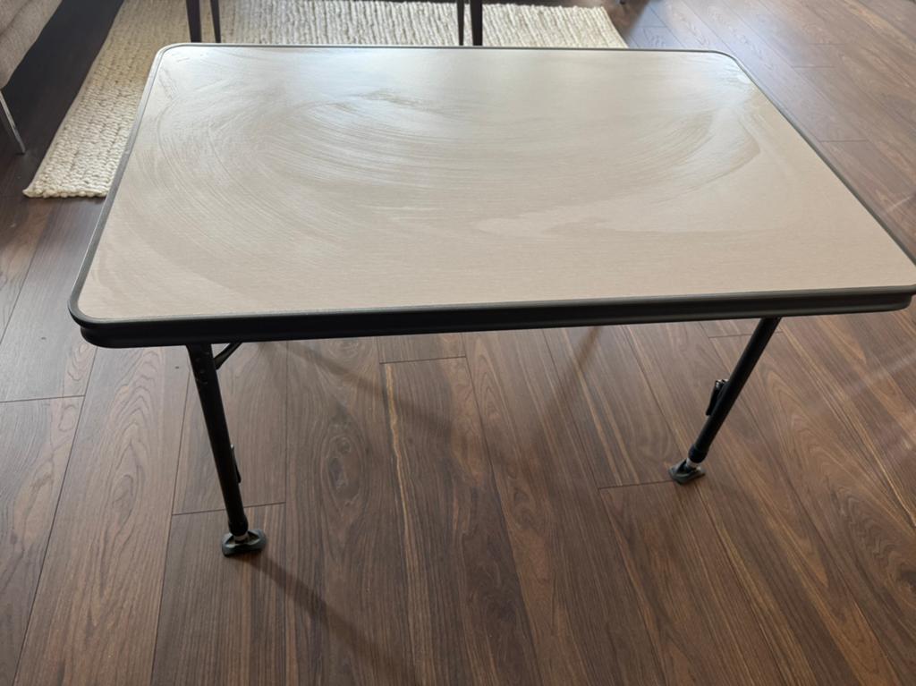 Crespo AP246 inllapbare campingtafel 101x65, Caravans en Kamperen, Kampeermeubelen, Ophalen, Zo goed als nieuw, Campingtafel