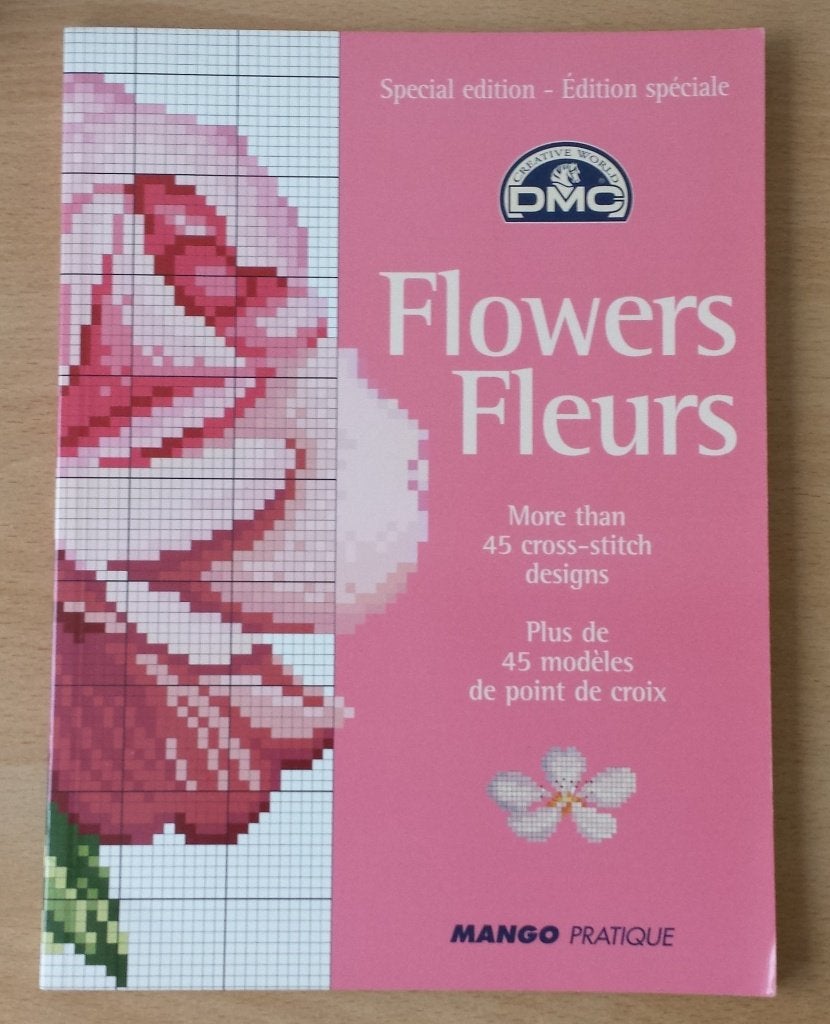 DMC - Flowers / Fleurs - Mango Pratique - 2004, Patroon, Gebruikt, Ophalen of Verzenden, Handborduren