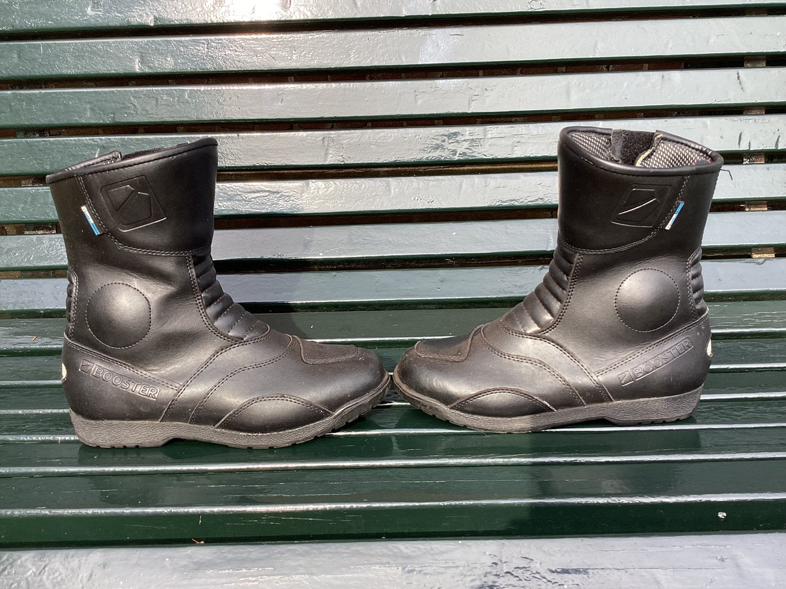 Motorschoenen met overschoenen, zwart maat 40, Ophalen, Tweedehands, Dames, Laarzen