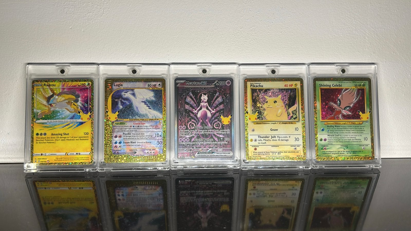 Pokémon Celebrations Kaarten, lugia en meer!, Hobby en Vrije tijd, Ophalen of Verzenden, Zo goed als nieuw, Meerdere kaarten, Foil